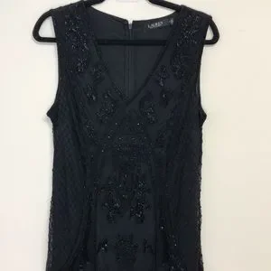 Ralph Lauren | Dresses | Ralph Lauren Black Label Beaded